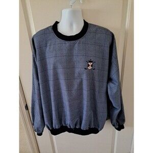 SUNDERLAND OF SCOTLAND Sz XL Men's Blue Golf Pullover Jacket Windbreaker